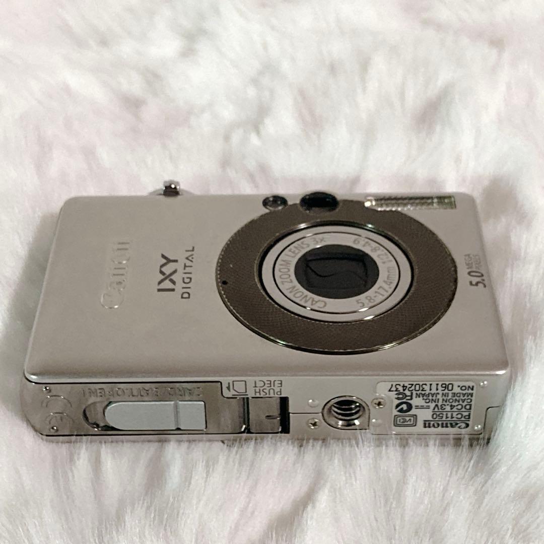 【極美品】Canon IXY DIGITAL 55 デジカメ シルバー 箱付