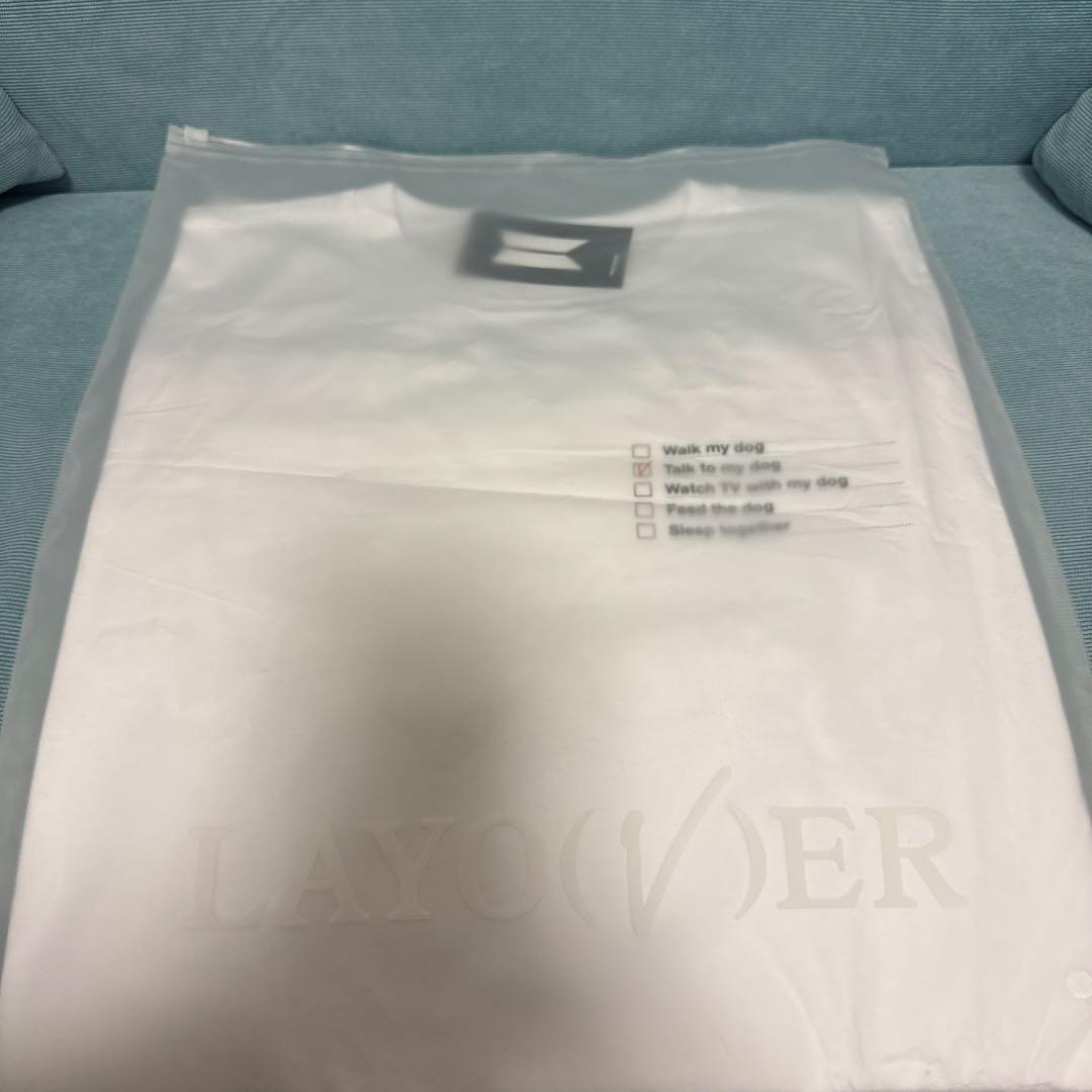 BTS V LAYOVER Tシャツ　Lサイズ
