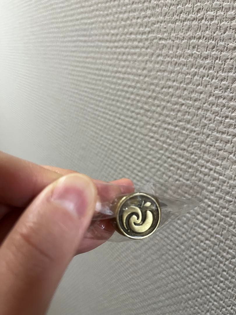 【値下げ】銀テ付き//指輪にも◎バベルの塔スカーフリング&おまけステッカー