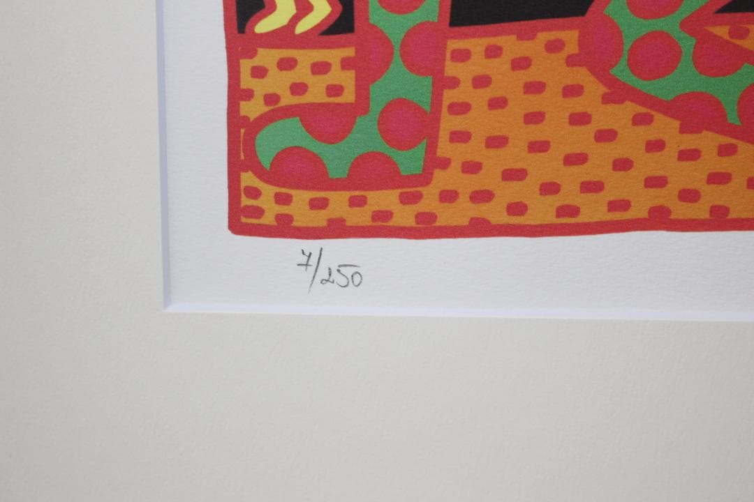 キース・ヘリング Untitled エスタンプリトグラフ 7/250