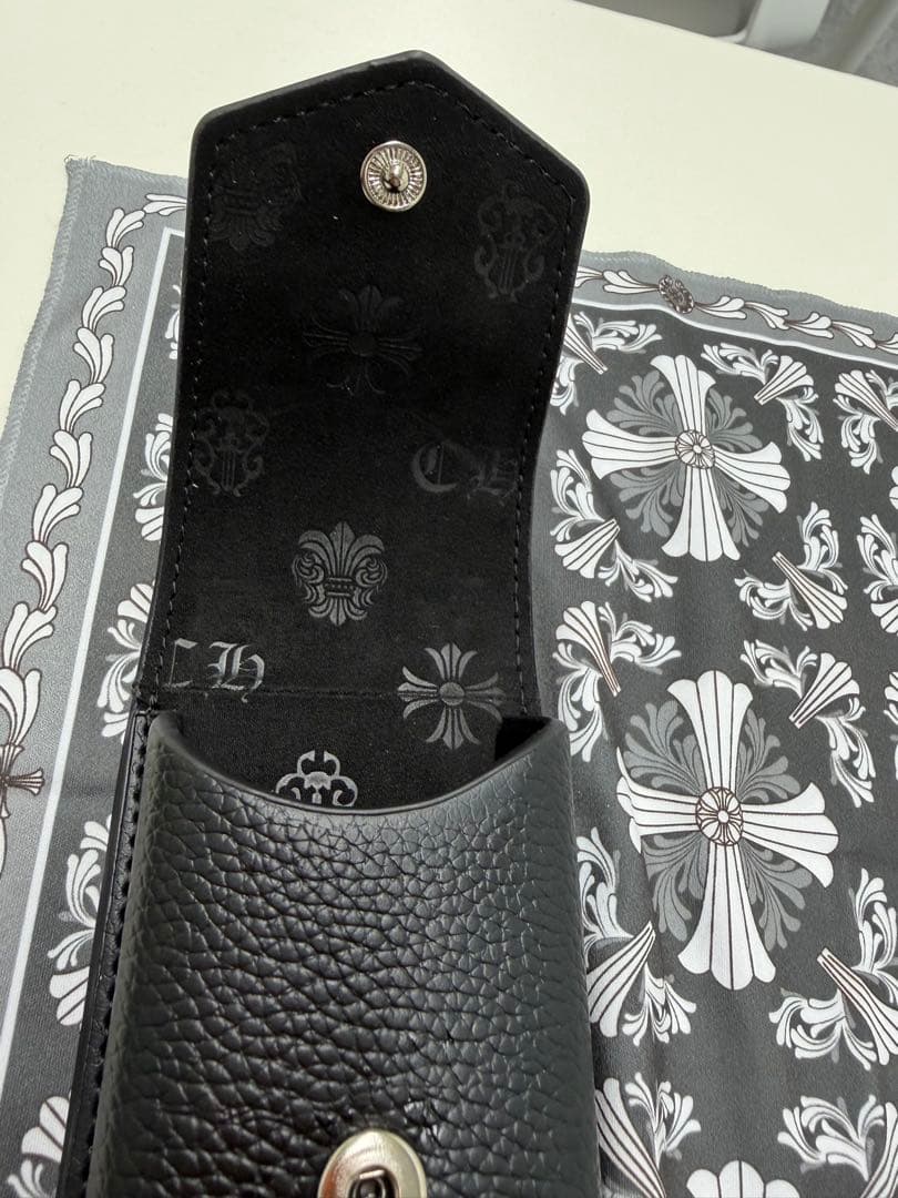 CHROME HEARTS (クロムハーツ) メガネケース レザーハードケース