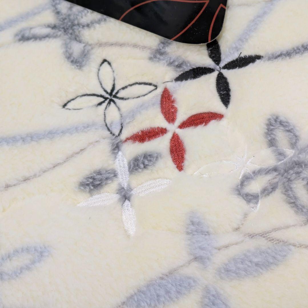 【未使用】和布華 花七宝 マイクロファイバー敷パッド 100×205