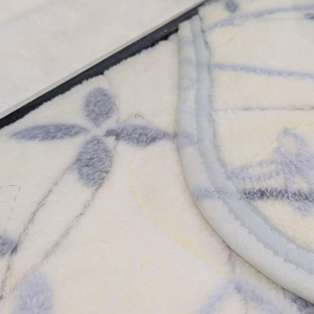 【未使用】和布華 花七宝 マイクロファイバー敷パッド 100×205