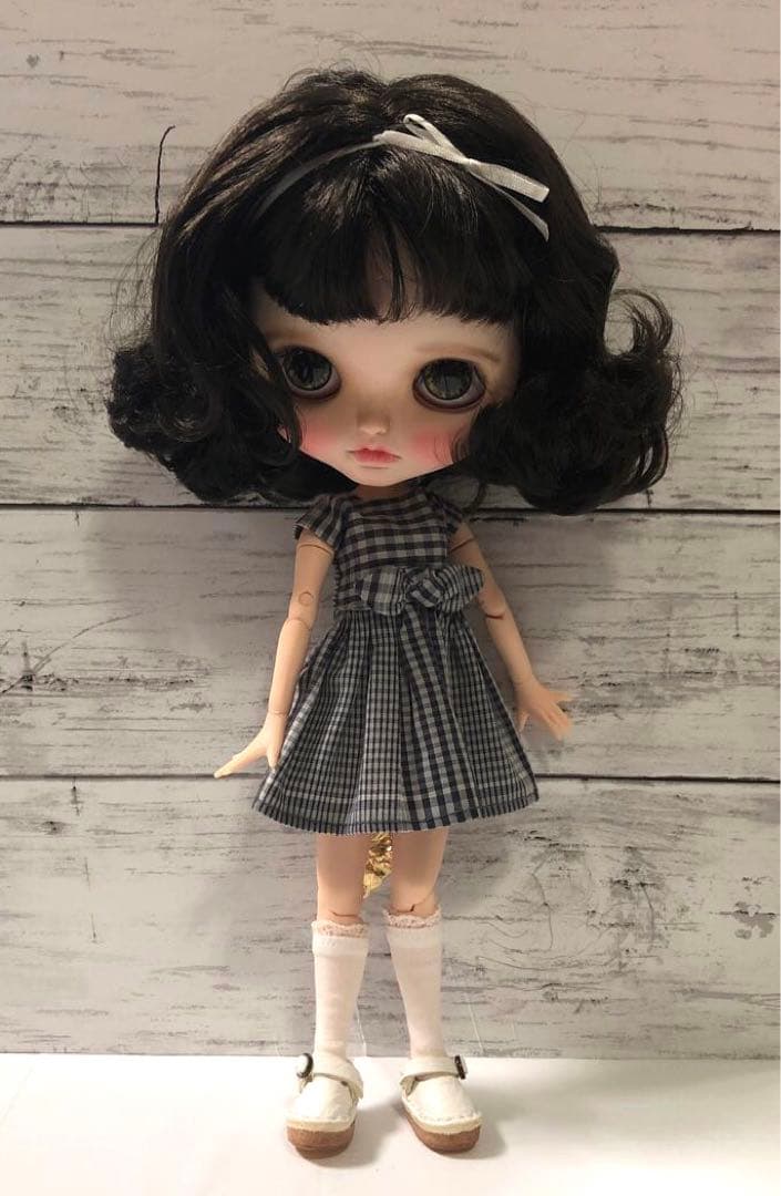 にこ ミニチュア靴 ストラップシューズ 厚底タイプ ブライス icドール