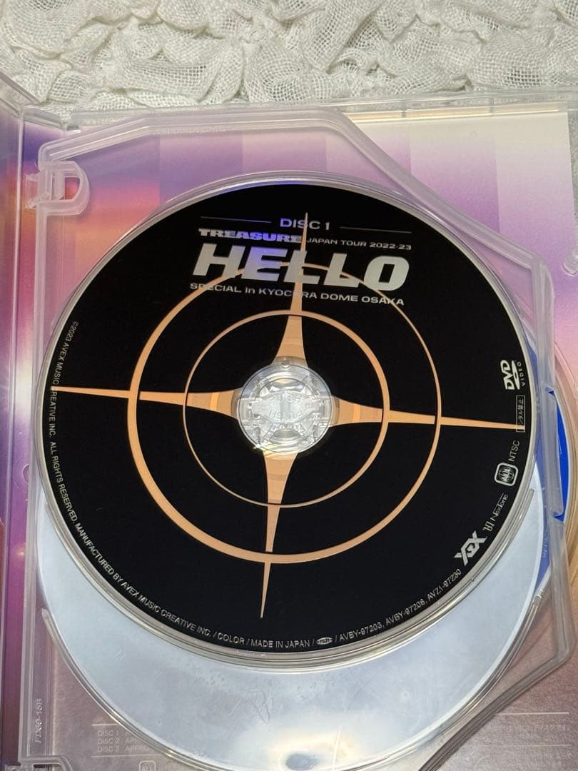 TREASURE HELLO 3DVD 【初回生産限定】 京セラ LIVE
