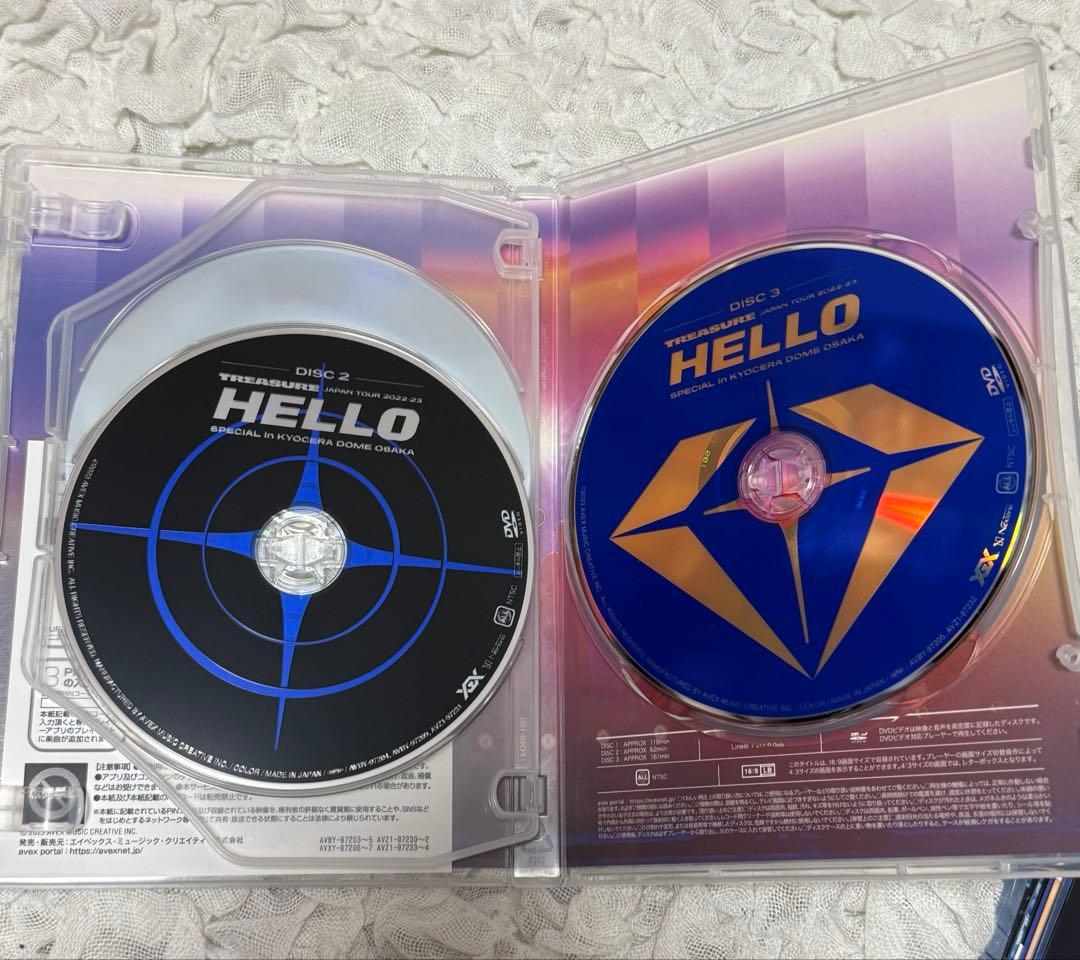 TREASURE HELLO 3DVD 【初回生産限定】 京セラ LIVE