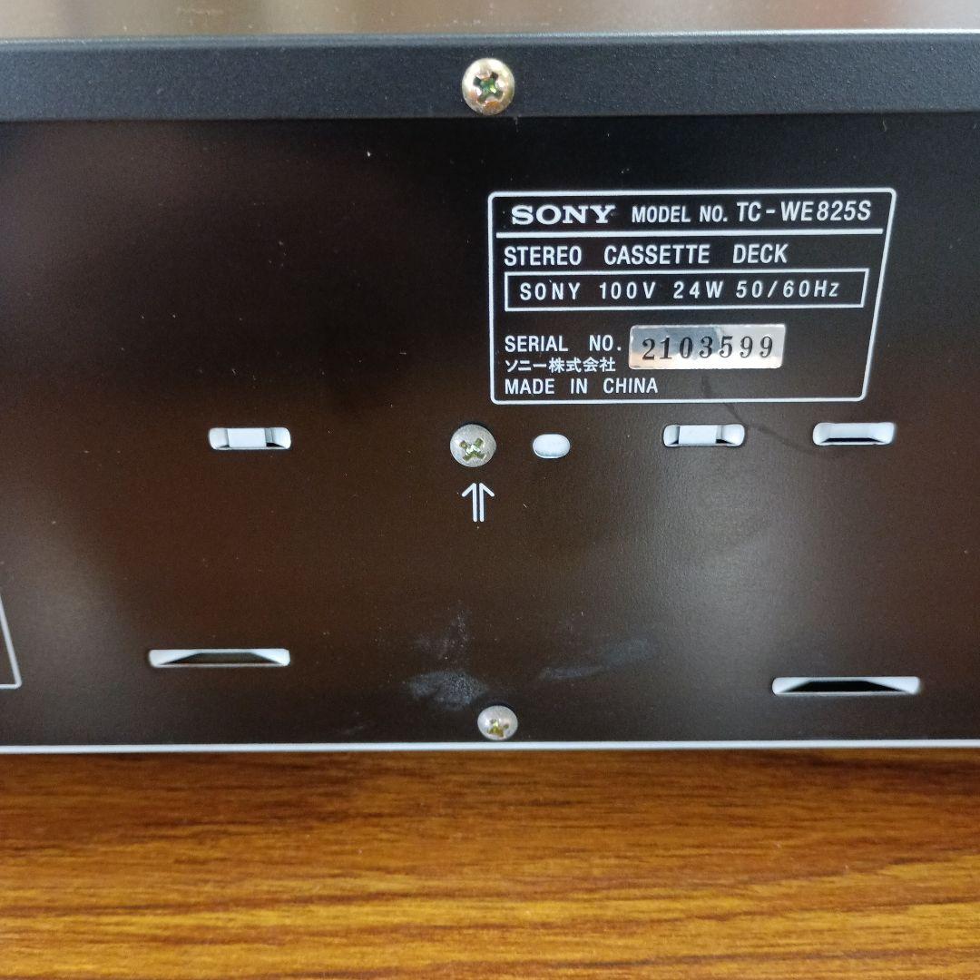 ジャンク品　SONY TC-WE825S カセットデッキ