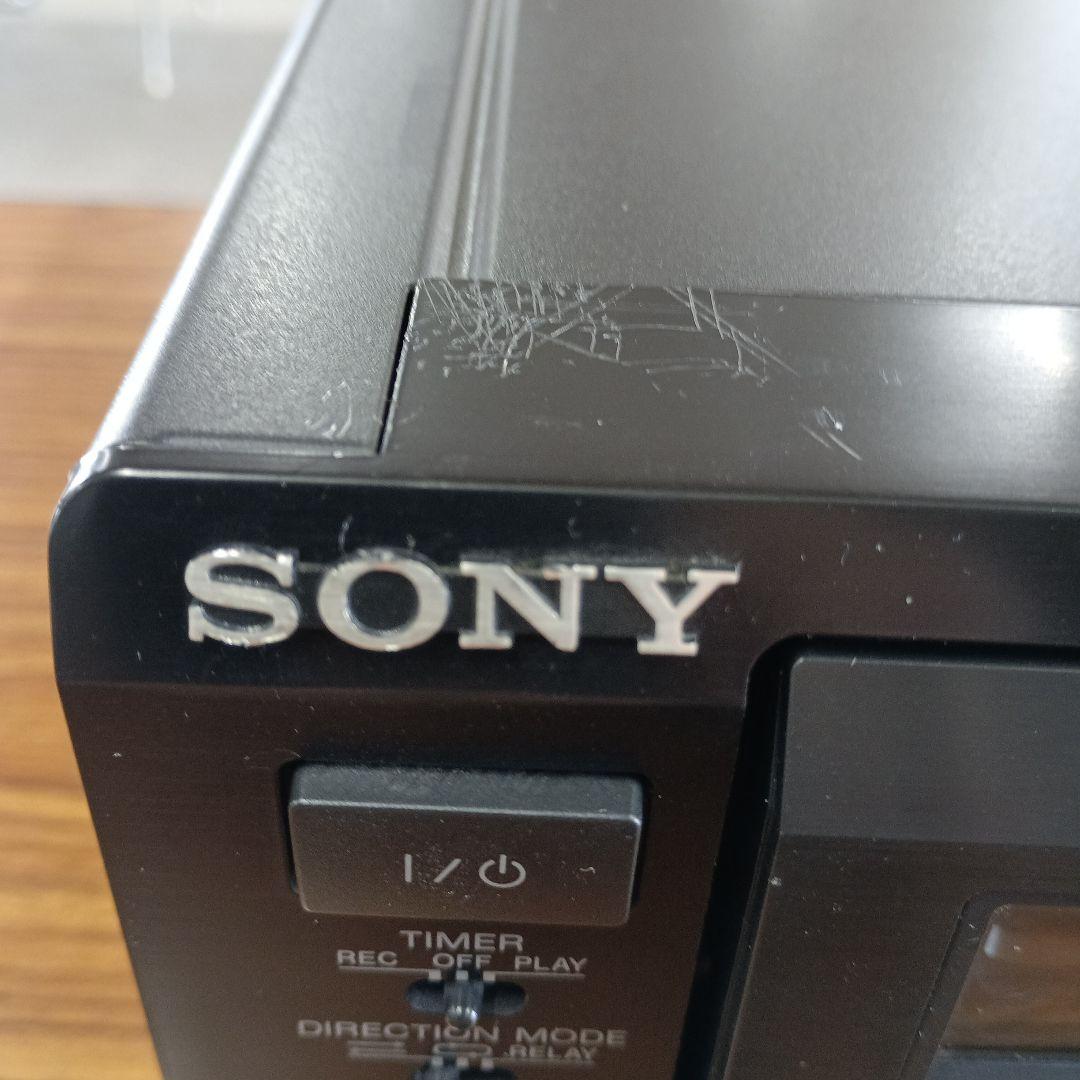 ジャンク品　SONY TC-WE825S カセットデッキ