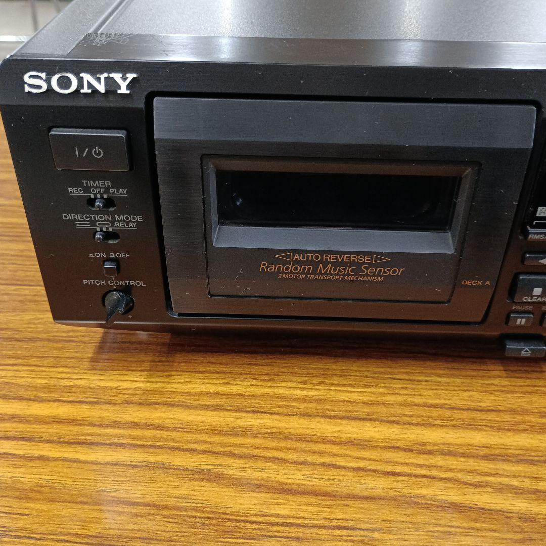 ジャンク品　SONY TC-WE825S カセットデッキ