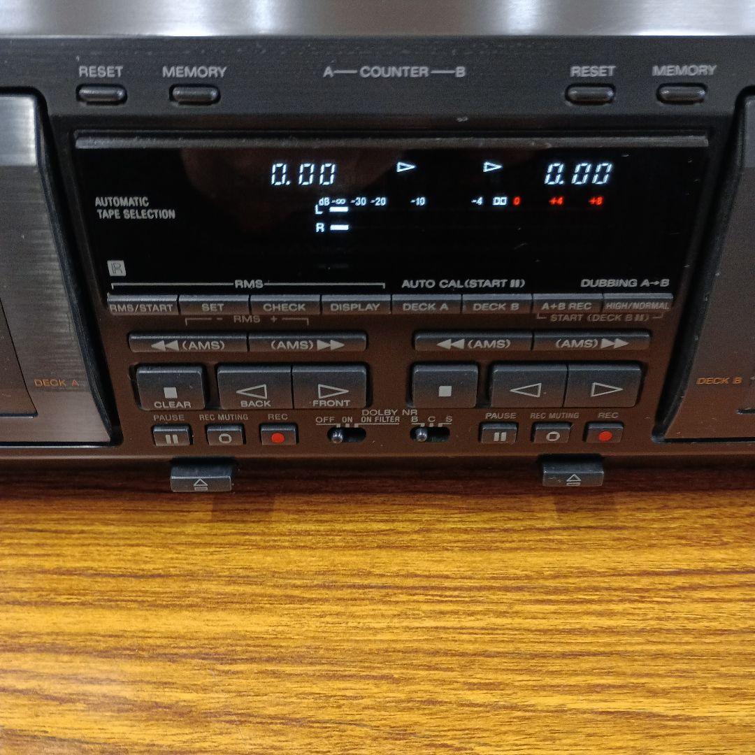 ジャンク品　SONY TC-WE825S カセットデッキ