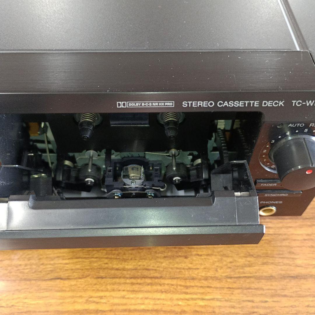 ジャンク品　SONY TC-WE825S カセットデッキ