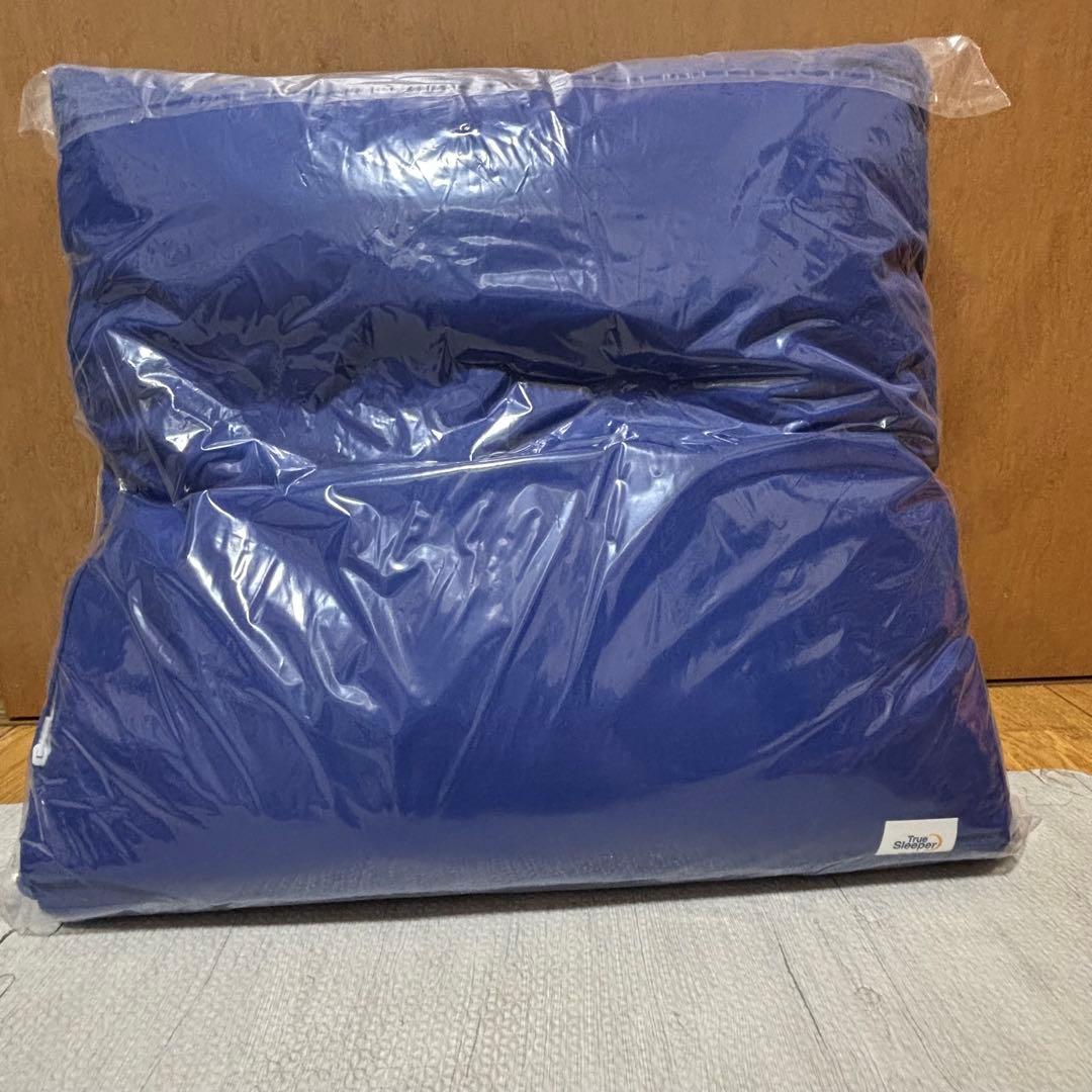 新品未使用未開封　美品　トゥルースリーパー　低反発座布団 ネイビー