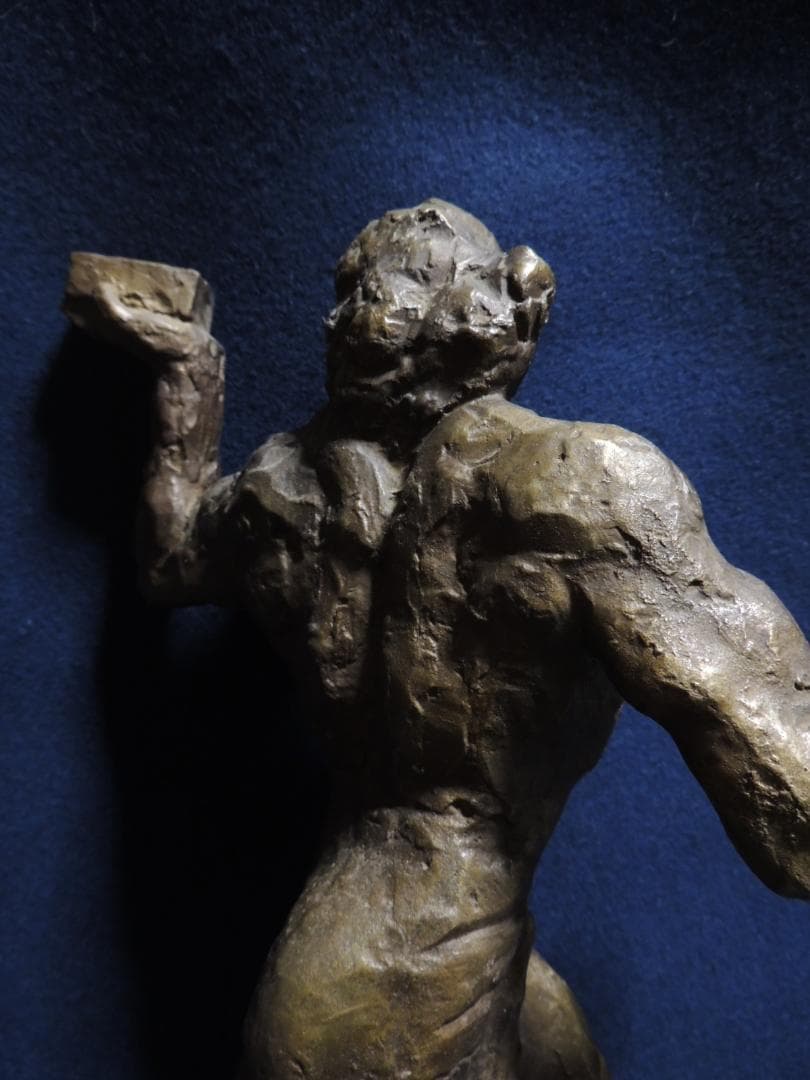 北村西望「浦島-長寿の舞」ブロンズ、41ｃｍ＞長崎、平和記念像、浦島太郎、玉手箱