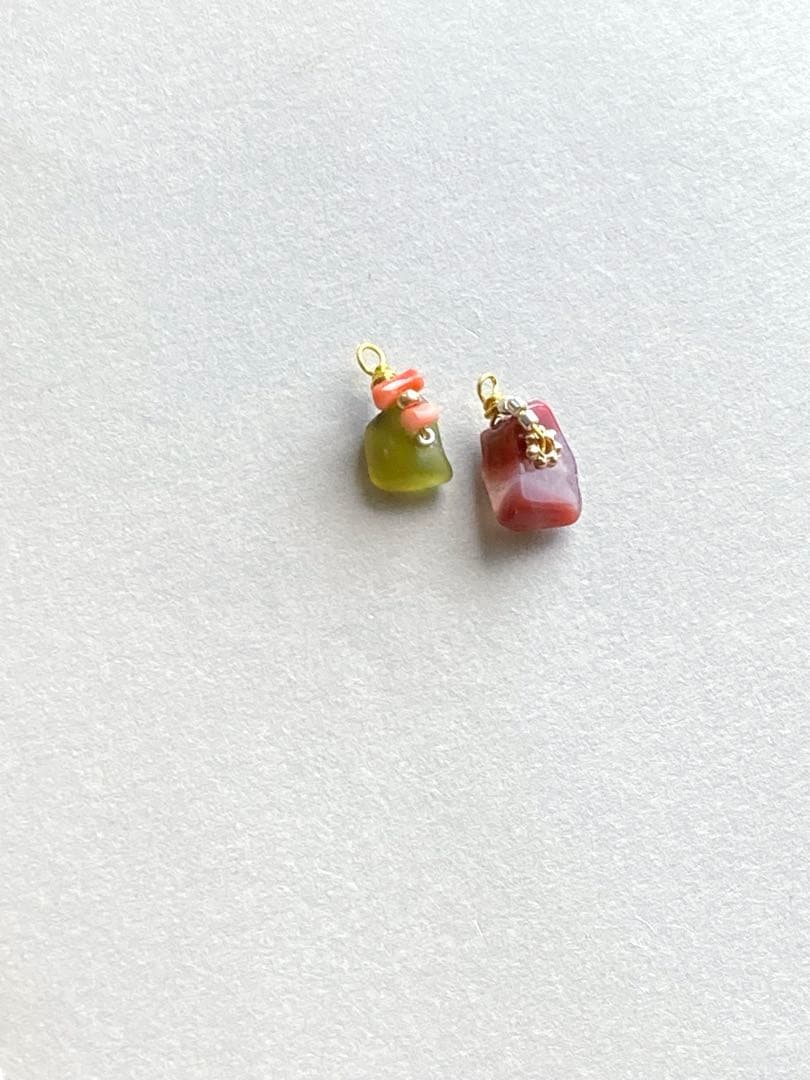 no.0495  バイカラーとお抹茶のジェイド　一点物