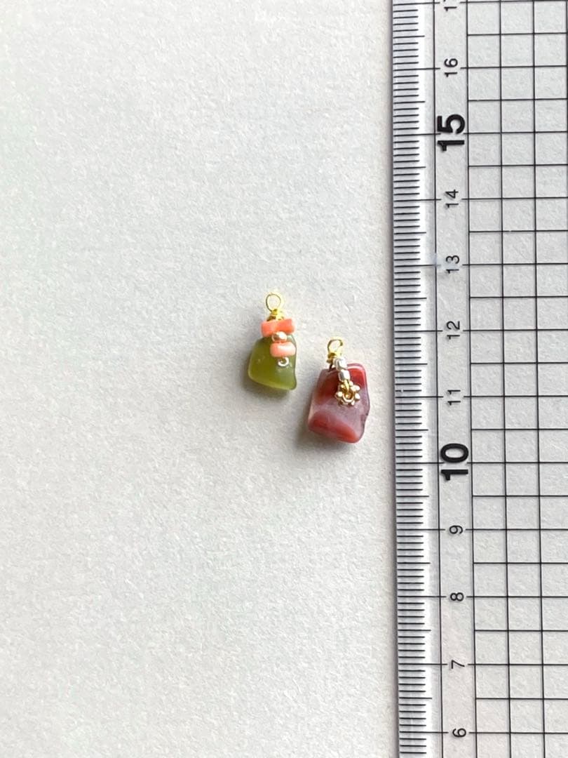 no.0495  バイカラーとお抹茶のジェイド　一点物