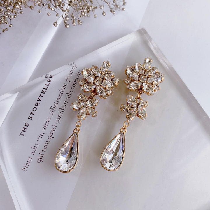Swarovskiクリスタル×Swarovski雫 ブライダル N303