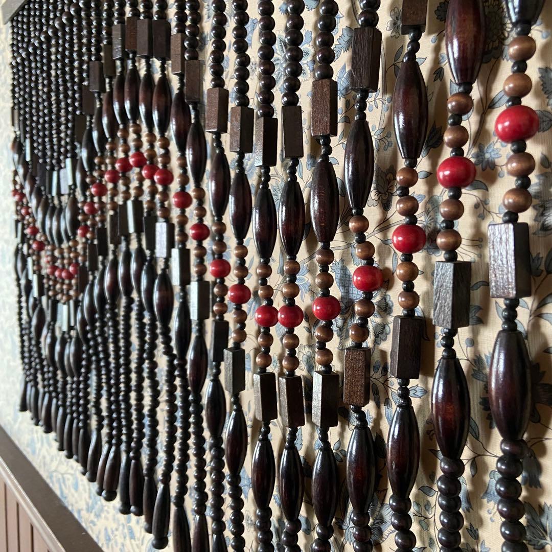 昭和レトロ　珠のれん　暖簾　 当時物