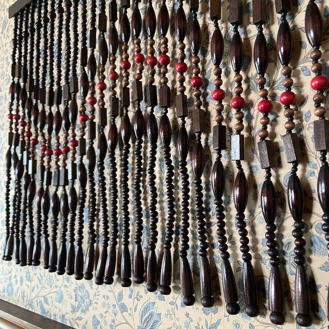 昭和レトロ　珠のれん　暖簾　 当時物