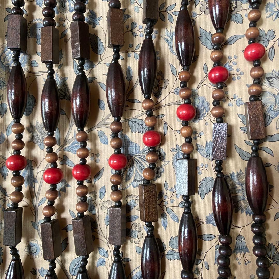 昭和レトロ　珠のれん　暖簾　 当時物