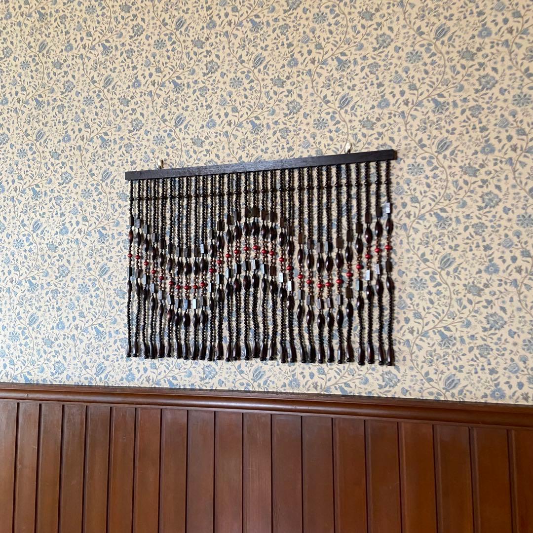 昭和レトロ　珠のれん　暖簾　 当時物