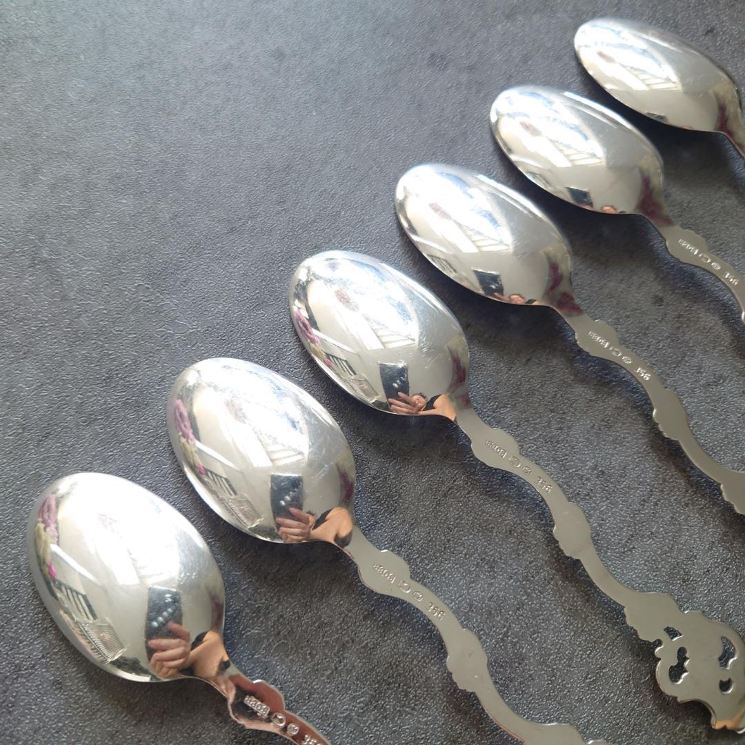 希少 美品 TH Marthinsen 830シルバー スプーン 6点