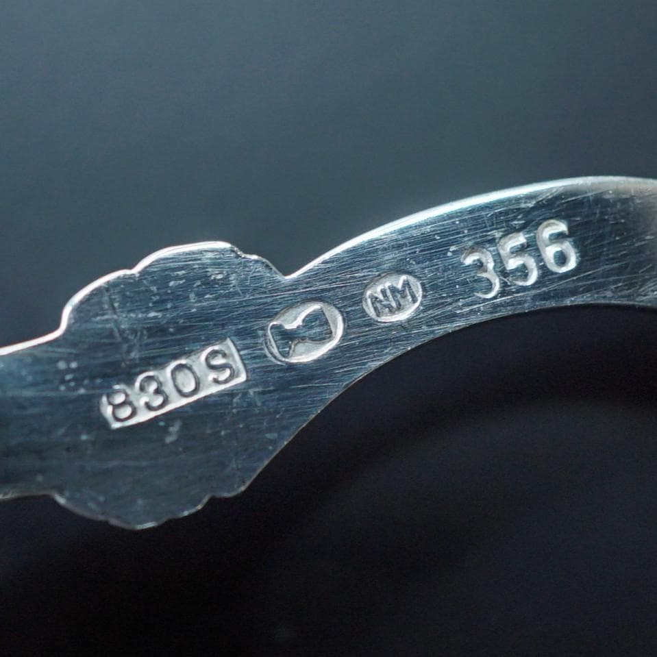 希少 美品 TH Marthinsen 830シルバー スプーン 6点
