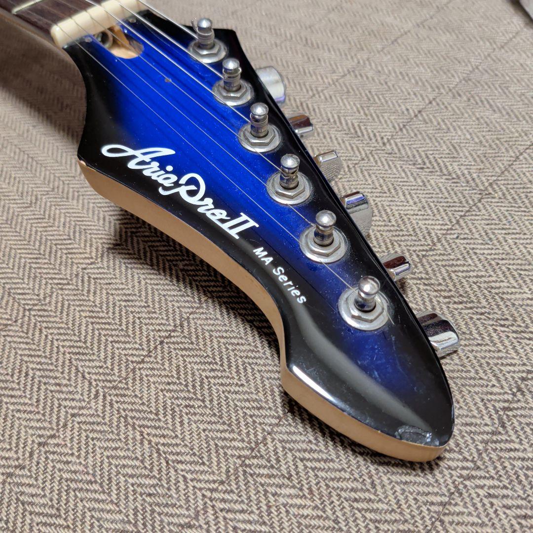 Aria proⅡ MA series ブルーバースト エレキギター　USED品