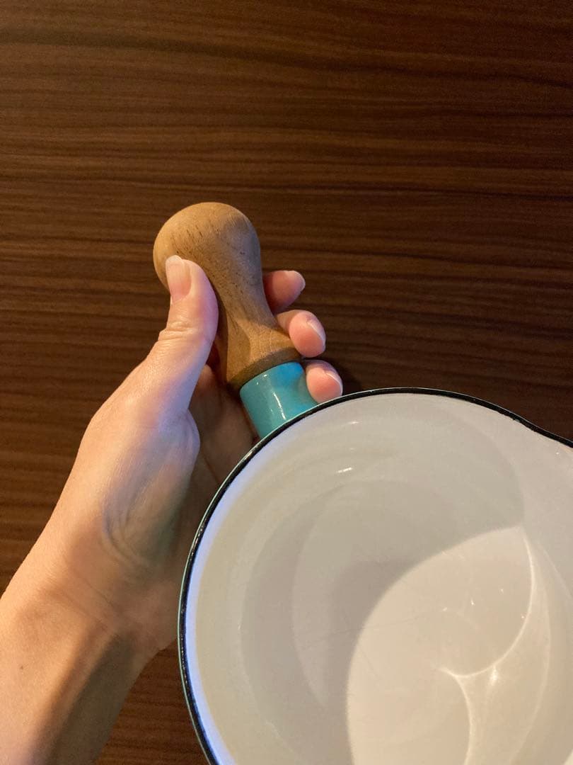ダンスク　ミルクパン 蓋つき　片手鍋　ホーロー鍋　DANSK ティール