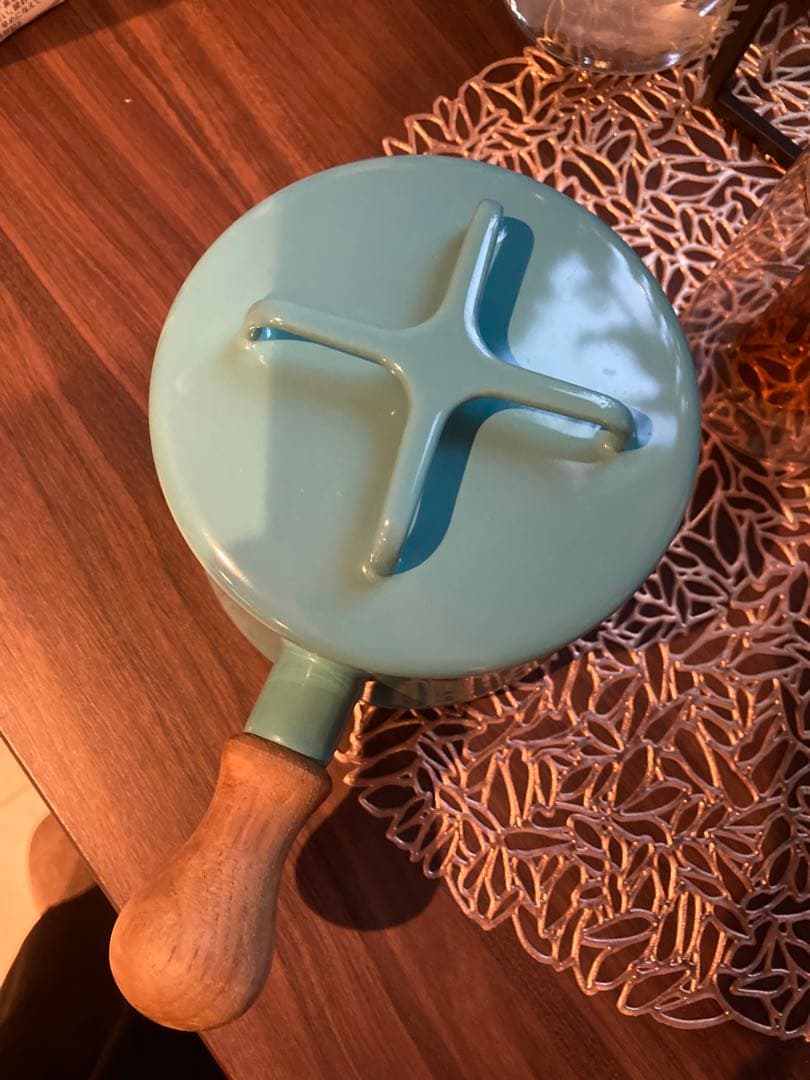 ダンスク　ミルクパン 蓋つき　片手鍋　ホーロー鍋　DANSK ティール
