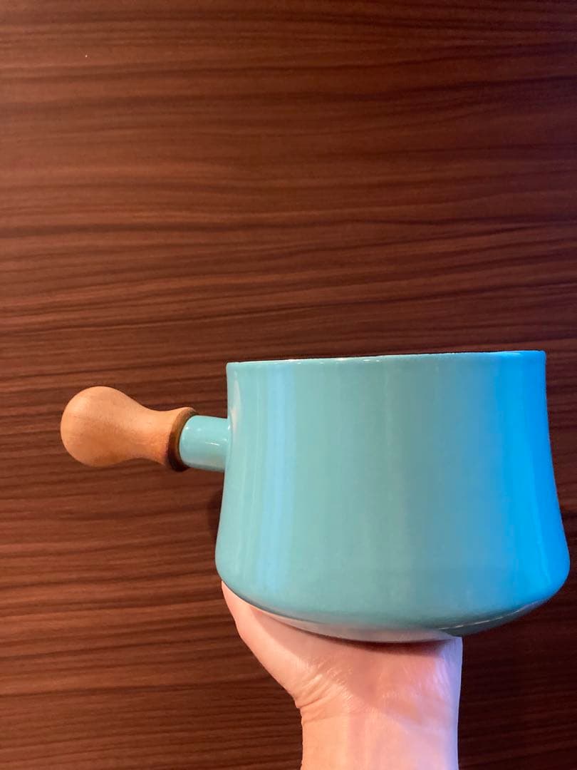 ダンスク　ミルクパン 蓋つき　片手鍋　ホーロー鍋　DANSK ティール