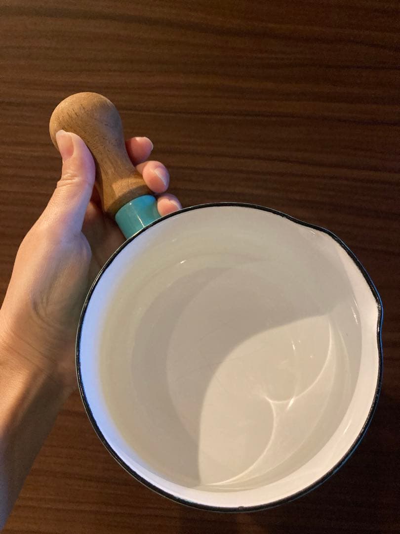 ダンスク　ミルクパン 蓋つき　片手鍋　ホーロー鍋　DANSK ティール