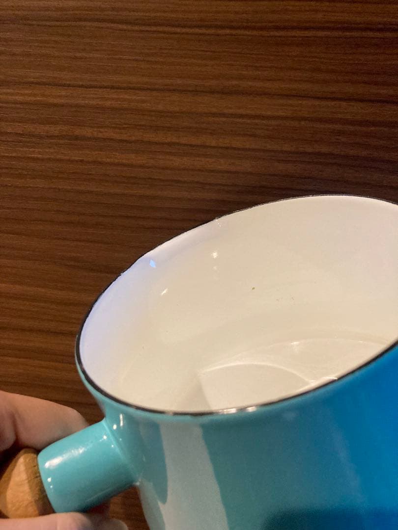 ダンスク　ミルクパン 蓋つき　片手鍋　ホーロー鍋　DANSK ティール