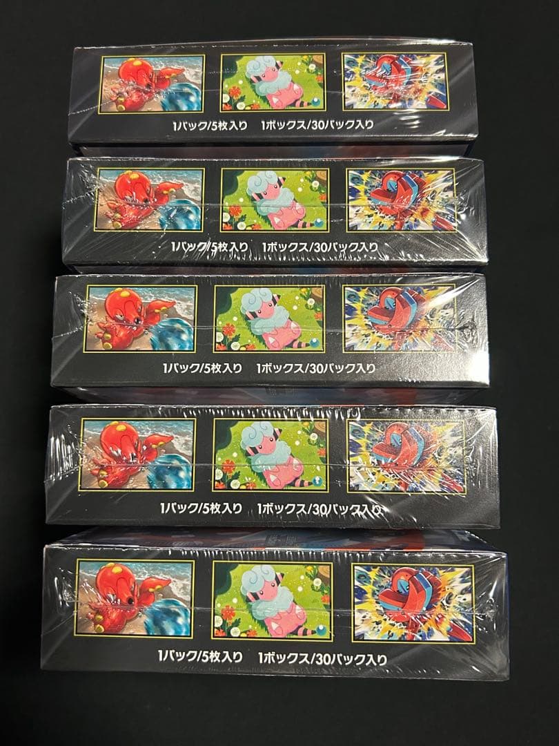 ポケモンカード ニンジャスピナー シュリンク付き 5BOX 【新品未開封】