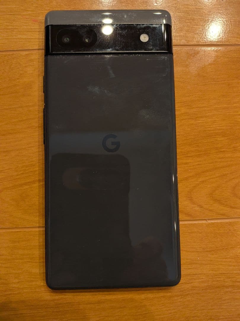 Google Pixel 6a 本体 日本語設定 画面にひびあり