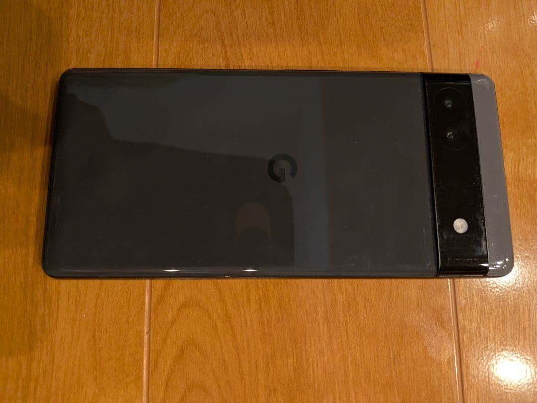 Google Pixel 6a 本体 日本語設定 画面にひびあり