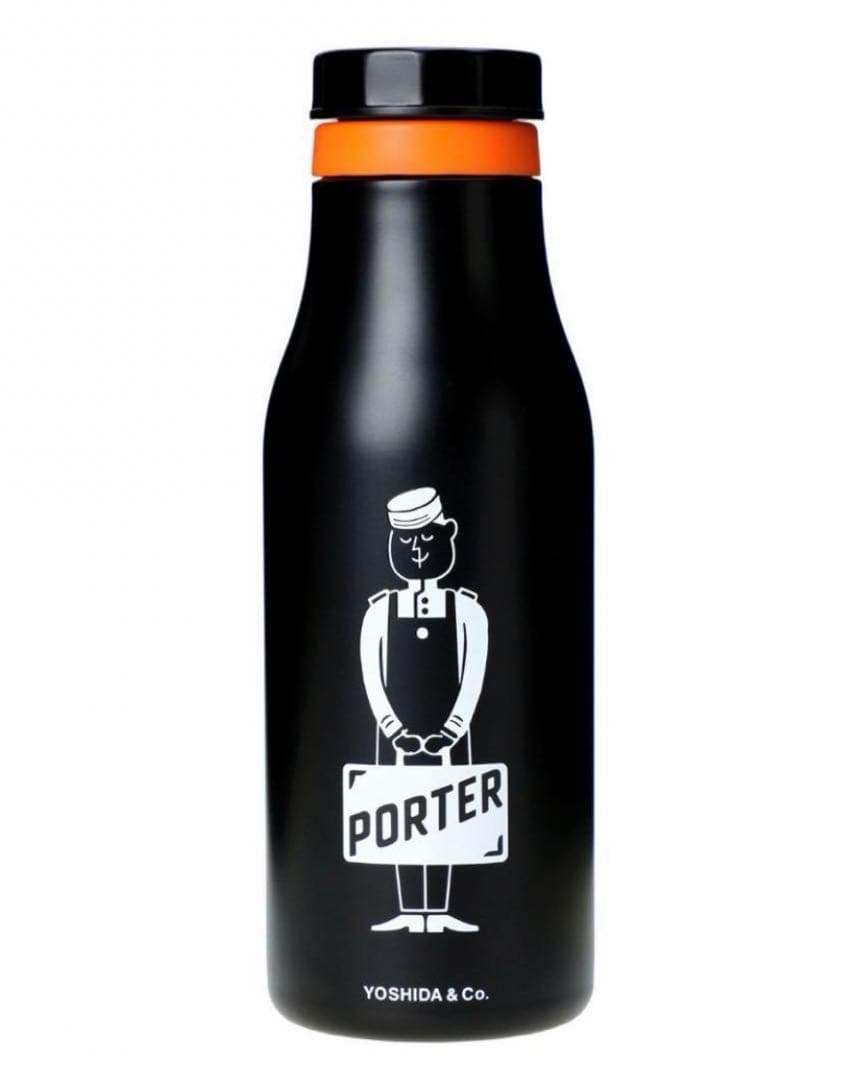 【新品・未使用】 PORTER ステンレスボトル 473ml ブラック