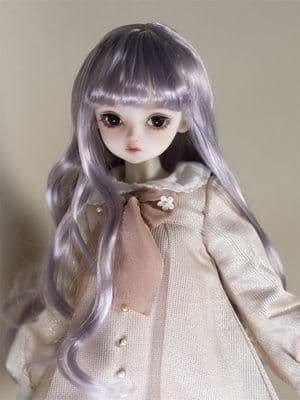 AS40 BJD 1/3 人形 ドール　用ウィッグ カツラ 耐熱 ハンドメイド