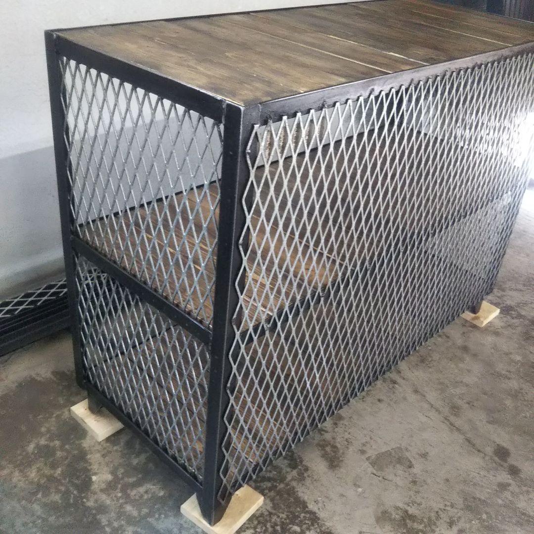 アイアン　シェルフ　ラック　インダストリアル　シューズラック　植物棚　店舗什器