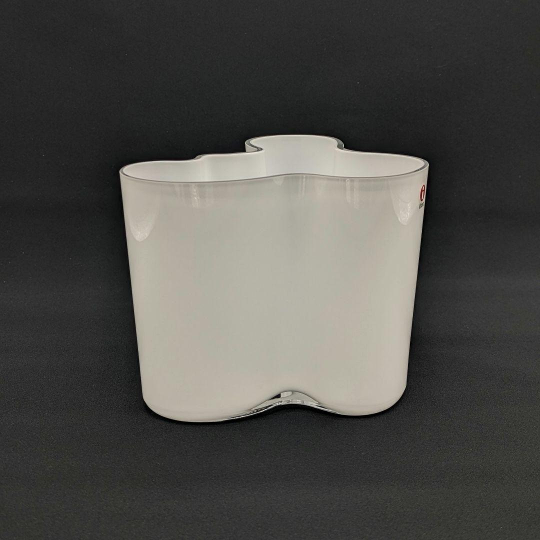 0603【美品】イッタラ アアルト コレクション ベース 120mm ホワイト