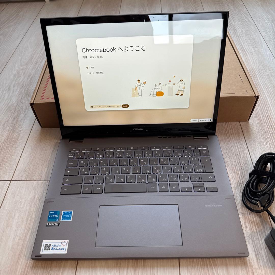 ASUS Chromebook 14インチ CX3401FB 128G本体