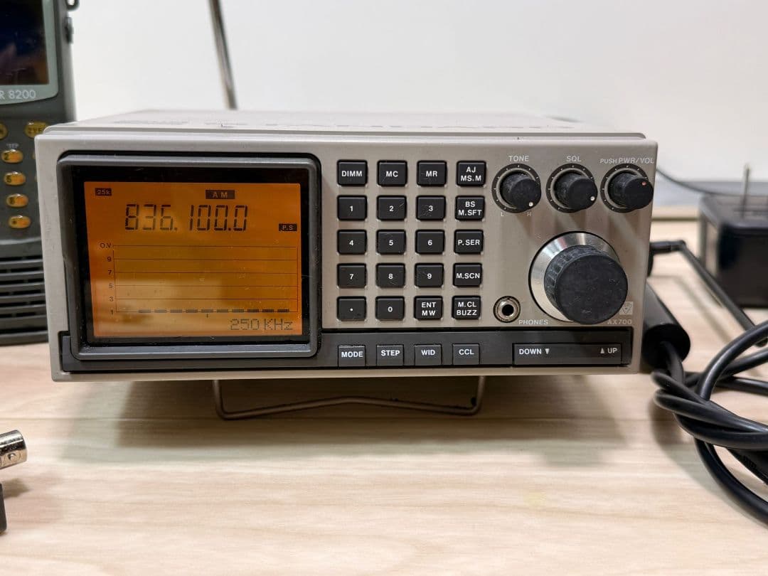 STANDARD AX700B,AR 8000,AR 8200 受信機