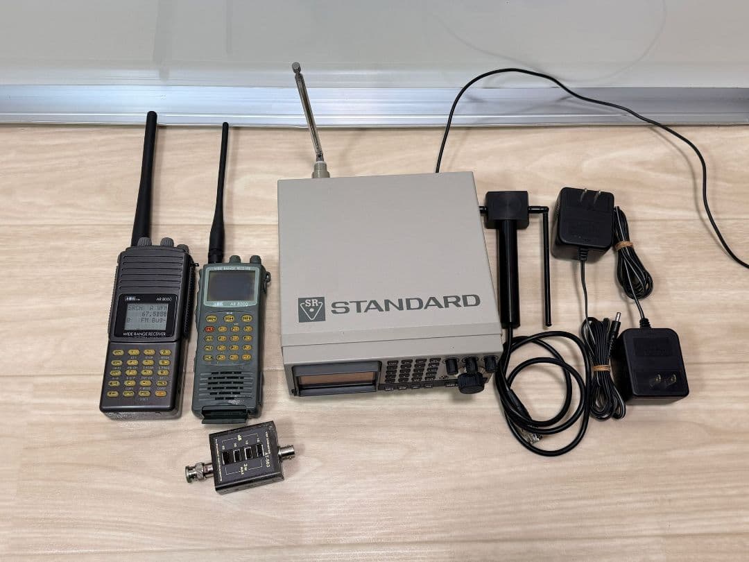 STANDARD AX700B,AR 8000,AR 8200 受信機