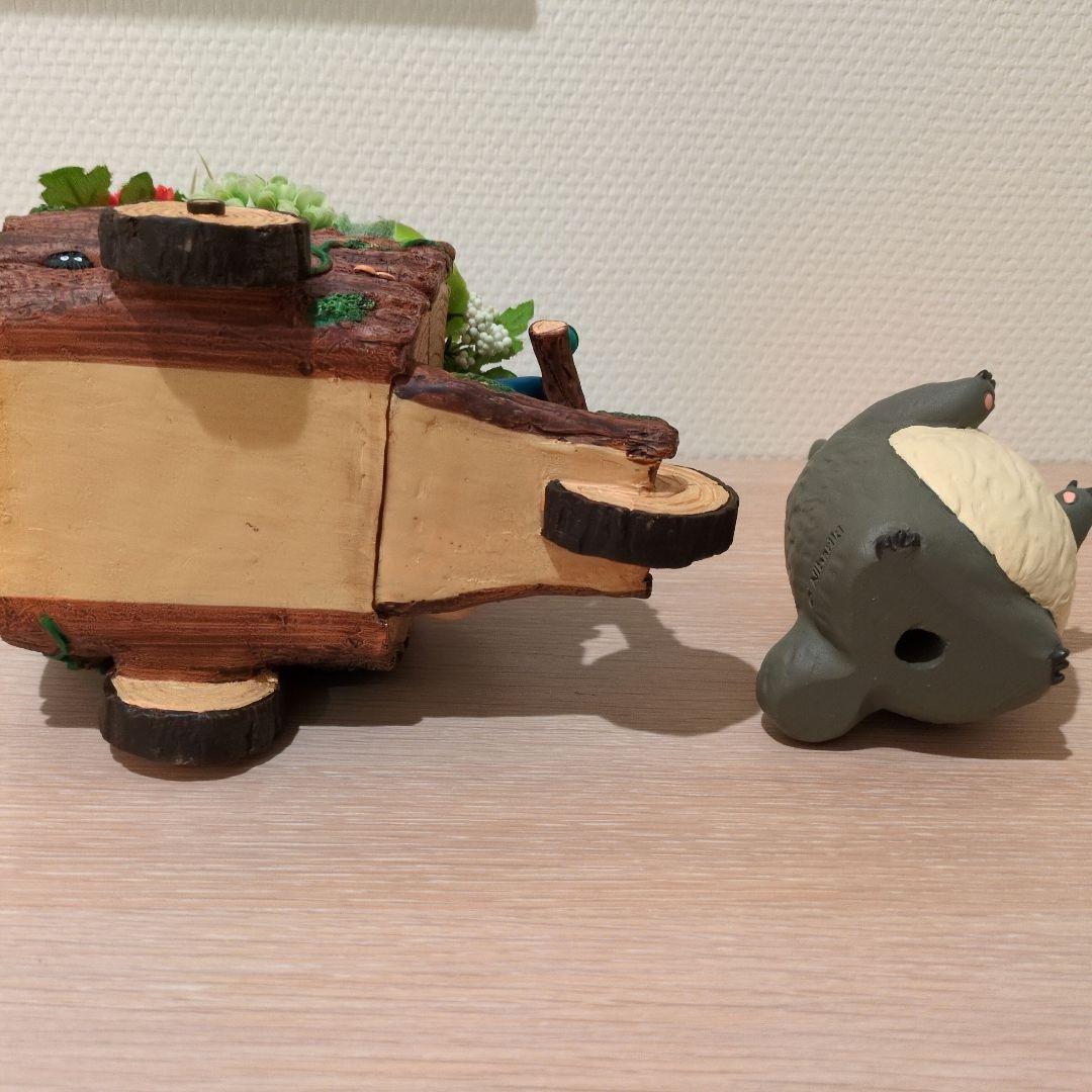 トトロと森の三輪車 プランターカバー＆造花セット