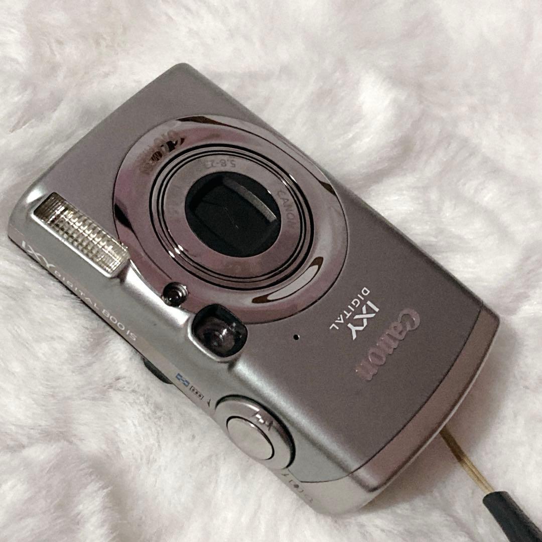【極美品】Canon IXY DIGITAL 800 IS デジカメ シルバー