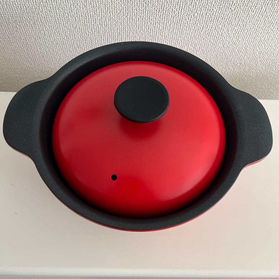 栗原はるみ　万能鍋　サイズ小　蒸し器、レシピブック付き