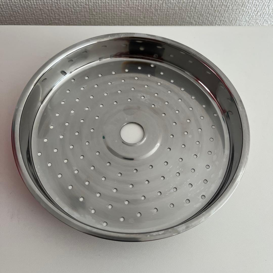 栗原はるみ　万能鍋　サイズ小　蒸し器、レシピブック付き