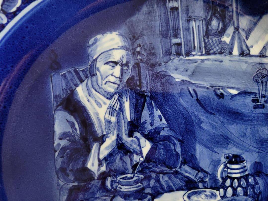 デルフト大皿　飾り皿27cm