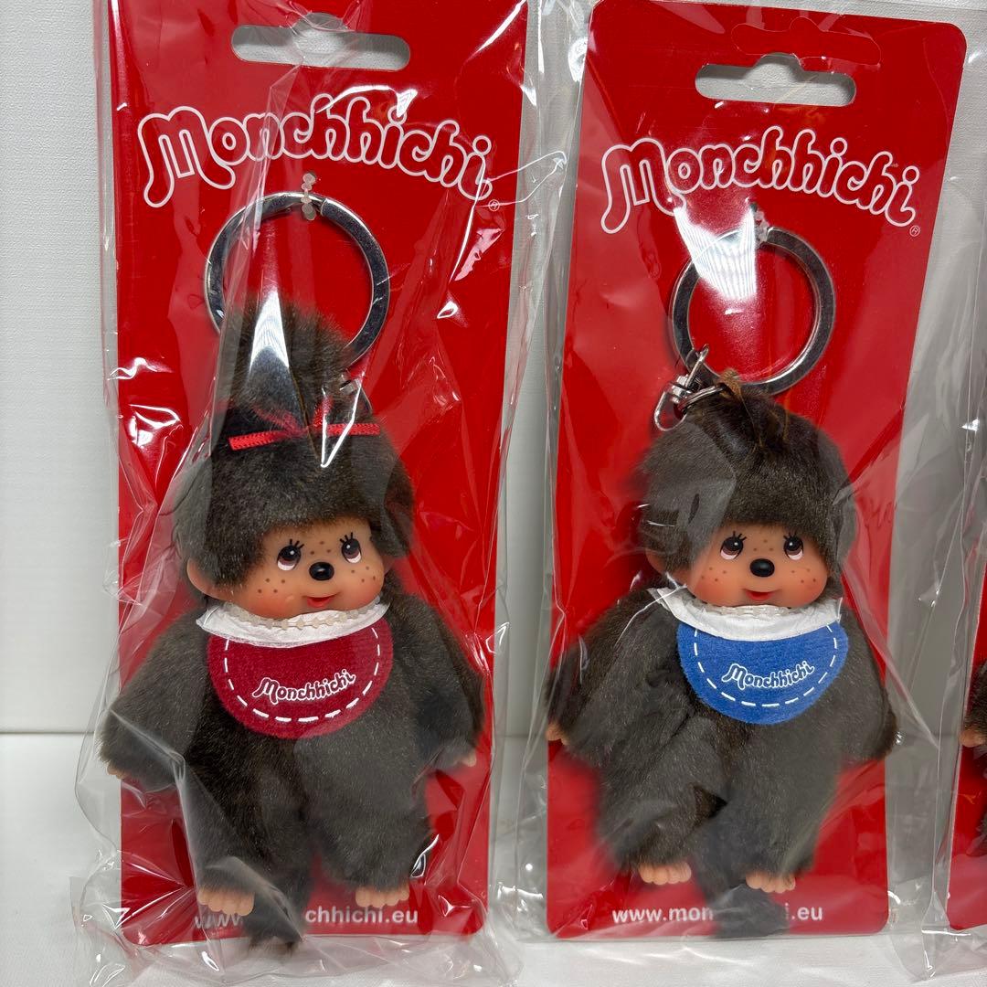 EU限定 2018年 モンチッチ キーホルダー 計3個&ディスプレイボックス付き