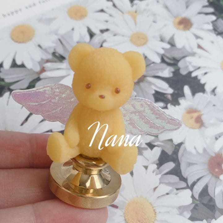 ハンドル　くま　No.44