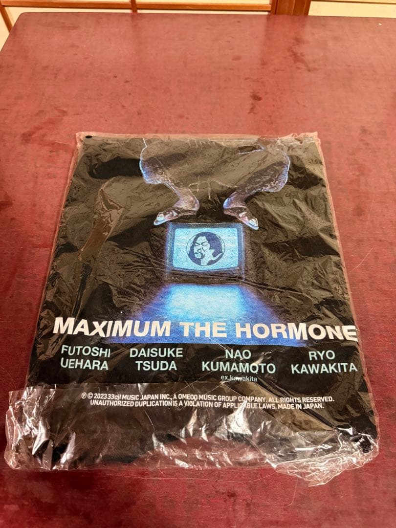 MAXIMUM THE HORMONE Tシャツ Lサイズ　ブラック